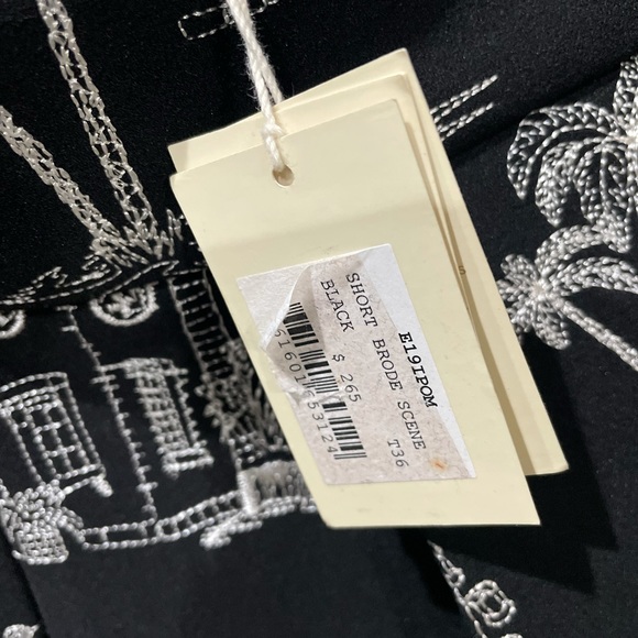 MAJE IPOM Women’s EMBROIDERED MINI SHORTS size 36 - Picture 6 of 8